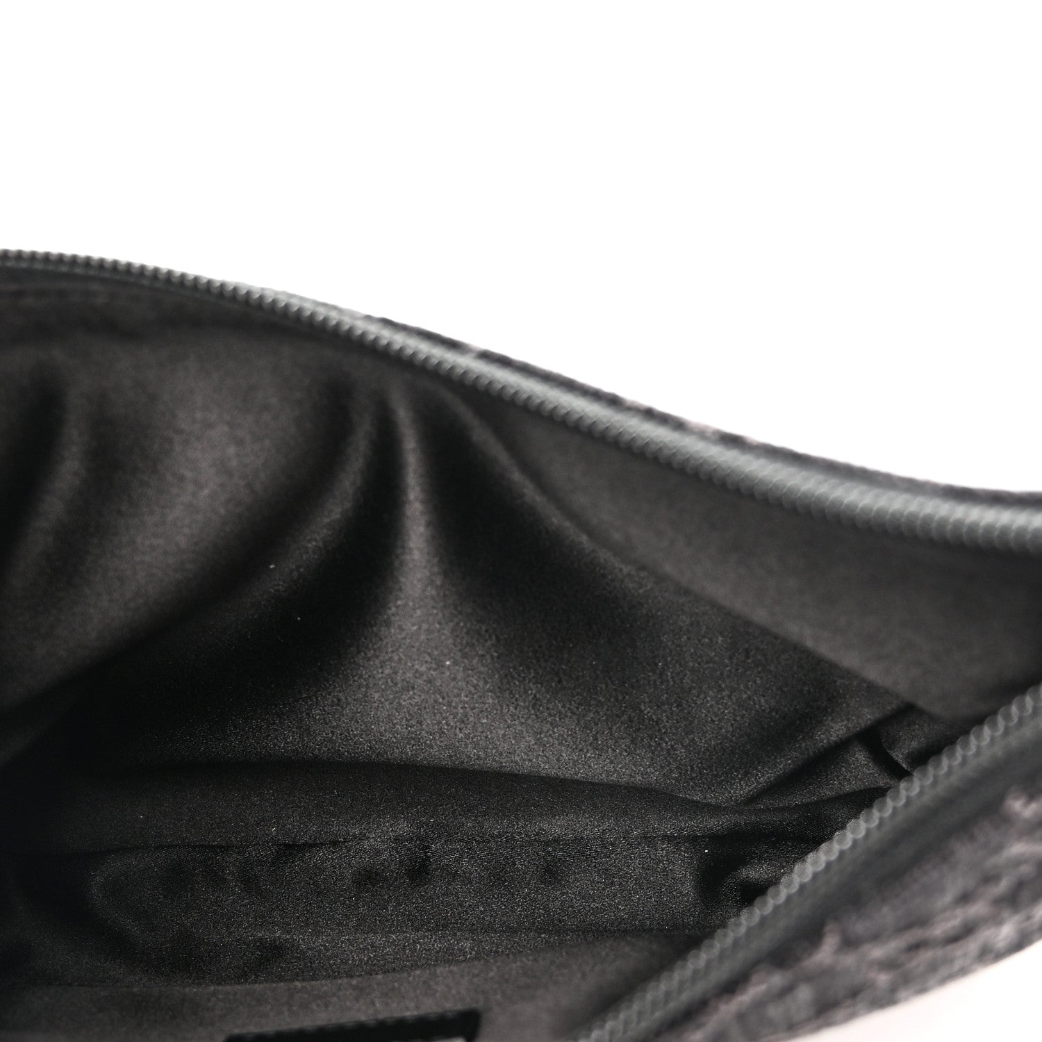 Gucci Jacquard Black Denim GG Monogram Horsebit Slim Small Shoulder Bag Black Grey 5 of 10