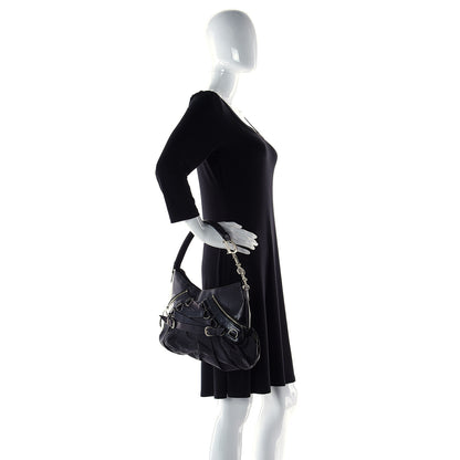 Christian Dior Satin Ballet Evening Bag Black 2 of 13