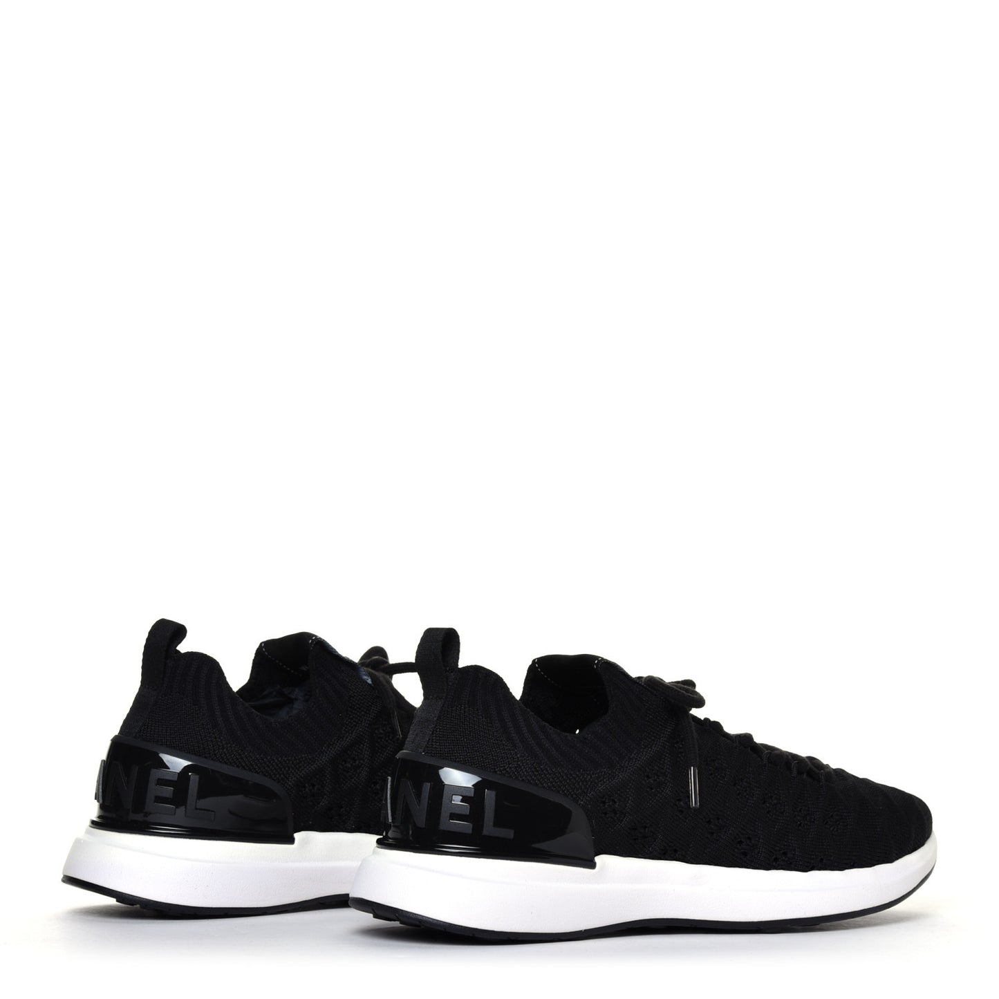 Fabric Logo Sneakers 36.5 Black