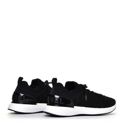 Chanel Fabric Logo Sneakers 36.5 Black 5 of 12