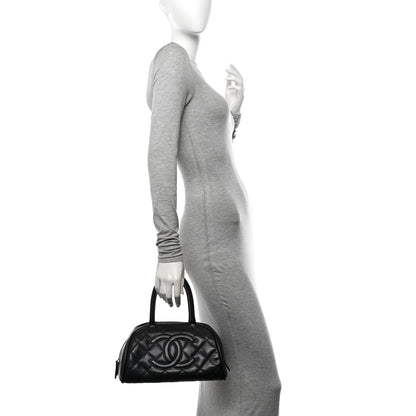 Chanel Caviar Quilted Small Bowler Black 2 of 9