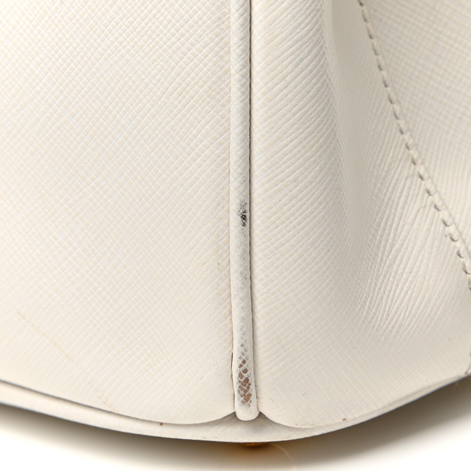 Prada Saffiano Lux Small Galleria Double Zip Tote White 14 of 17