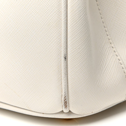Prada Saffiano Lux Small Galleria Double Zip Tote White 14 of 17