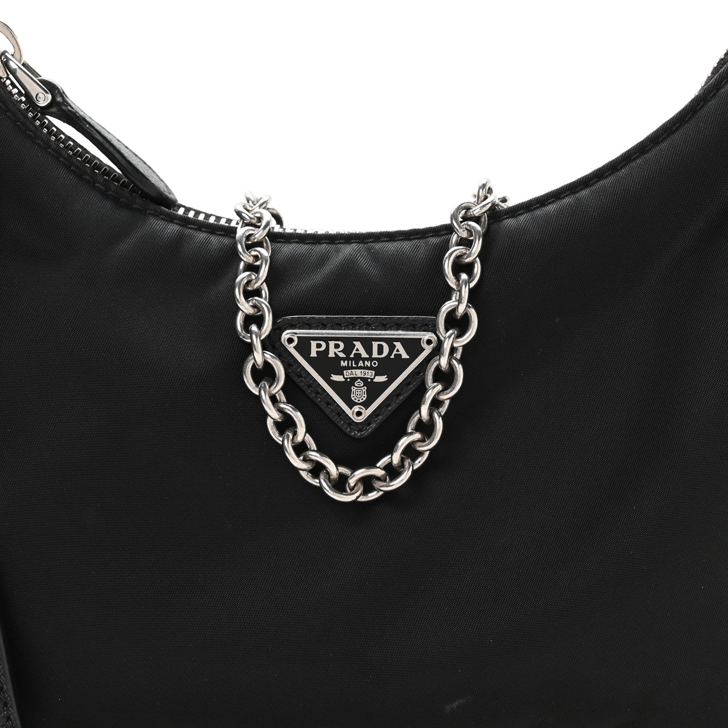 Prada Nylon Re-Edition 2005 Shoulder Bag Black 9 of 11