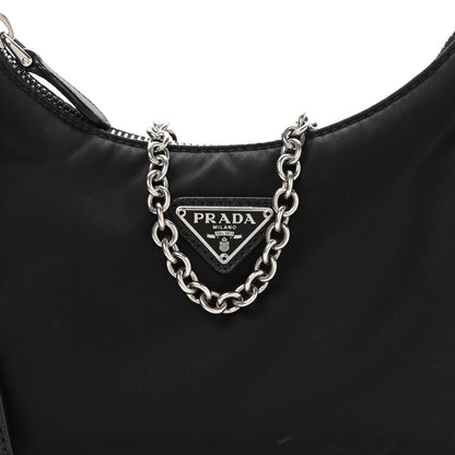 Prada Nylon Re-Edition 2005 Shoulder Bag Black 9 of 11