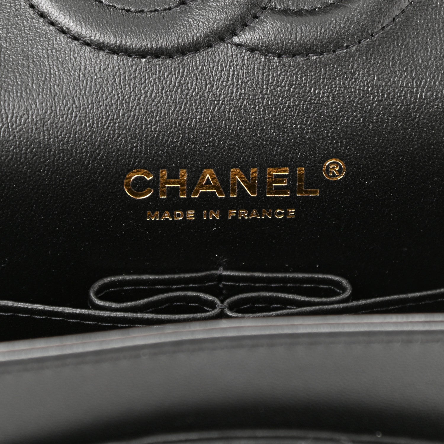 Chanel Lambskin Quilted Medium Double Flap Black 6 of 11