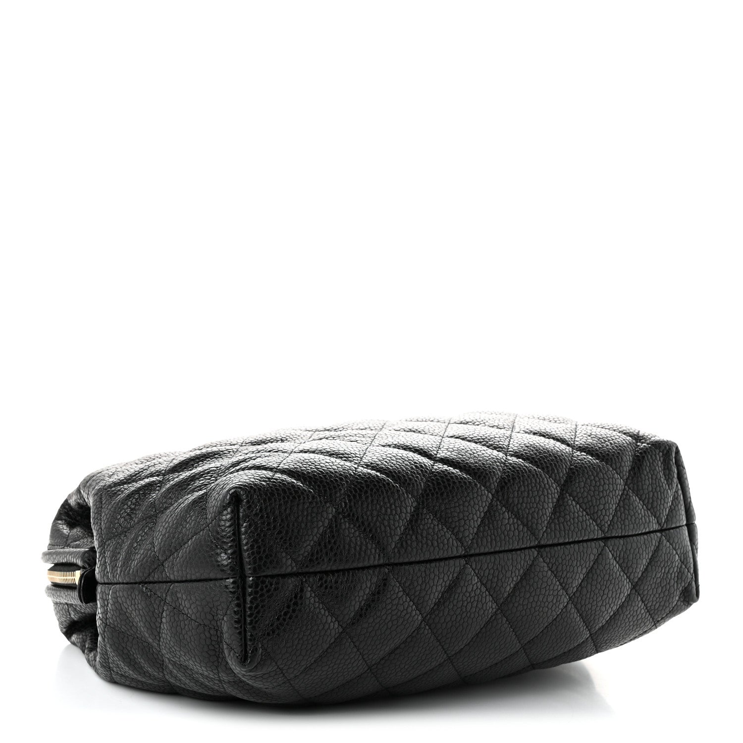 Chanel Shiny Caviar Quilted Large Bowling Bag Black 4 of 10