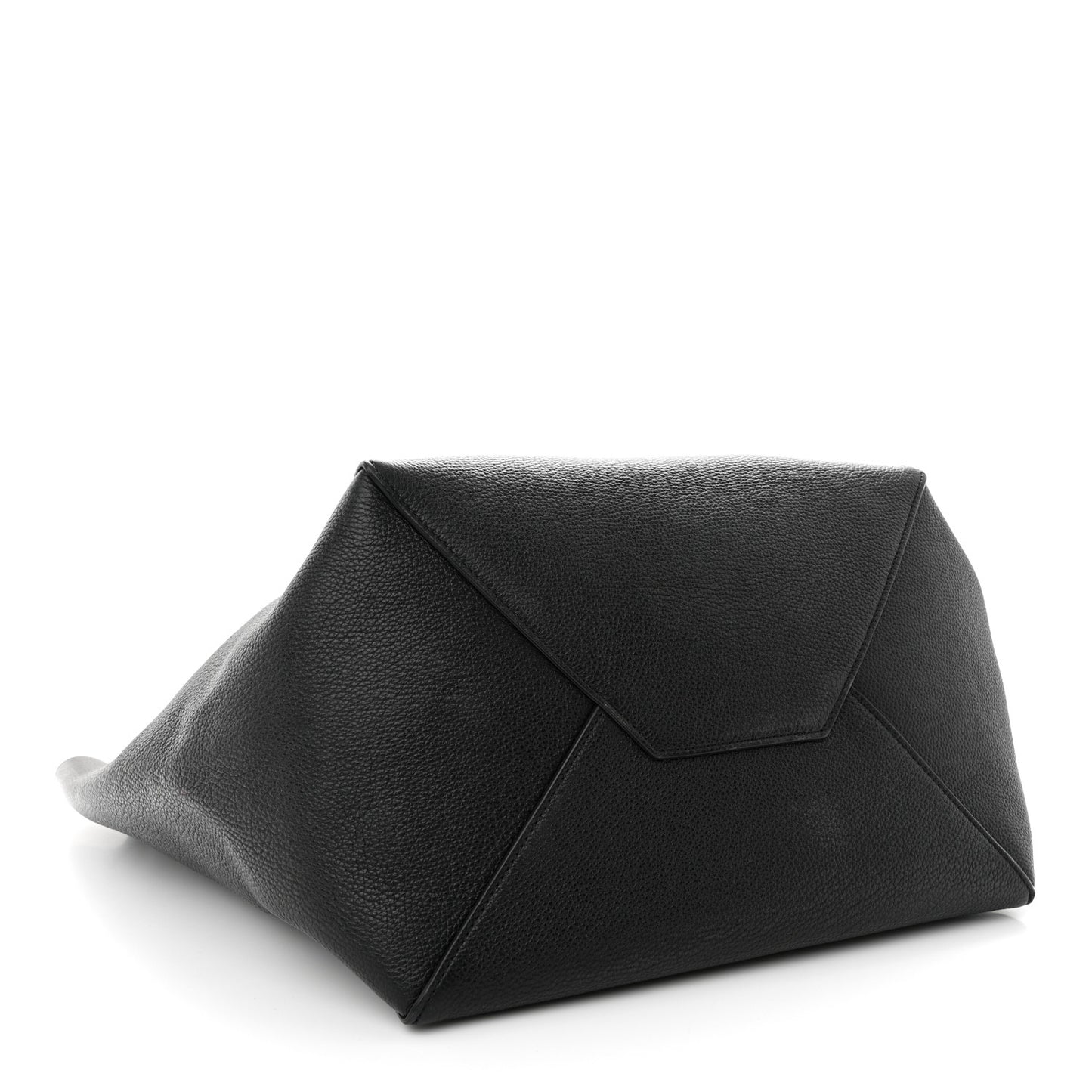 Soft Grained Calfskin Medium Belt Cabas Phantom Black