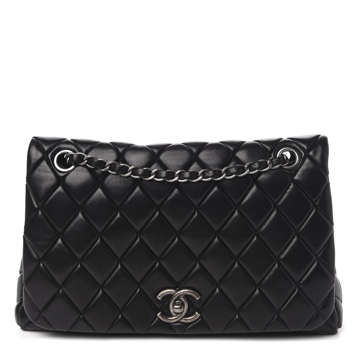 Chanel Lambskin Large New Bubble Flap Black 1 of 11