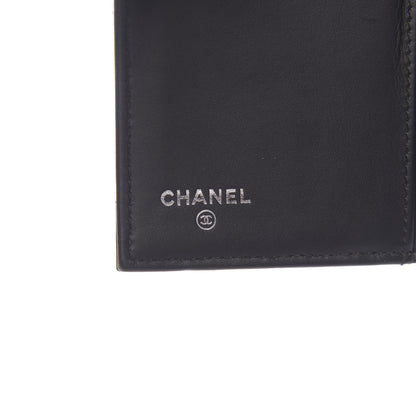 Chanel Patent Quilted Large Flap Wallet Black 6 of 9