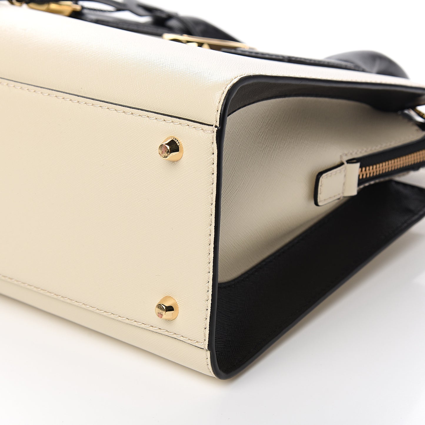 Saffiano Big Shot Tote Cloud White