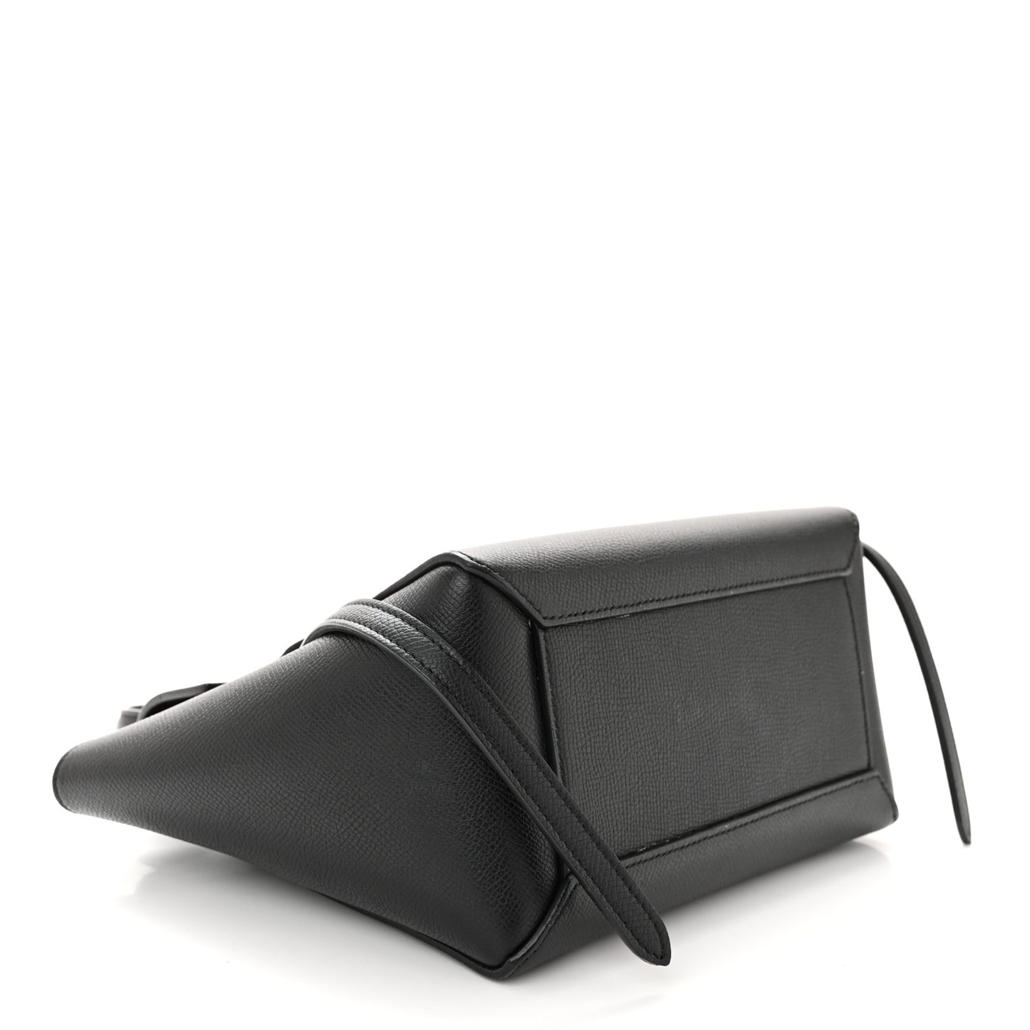 Grained Calfskin Nano Belt Bag Black