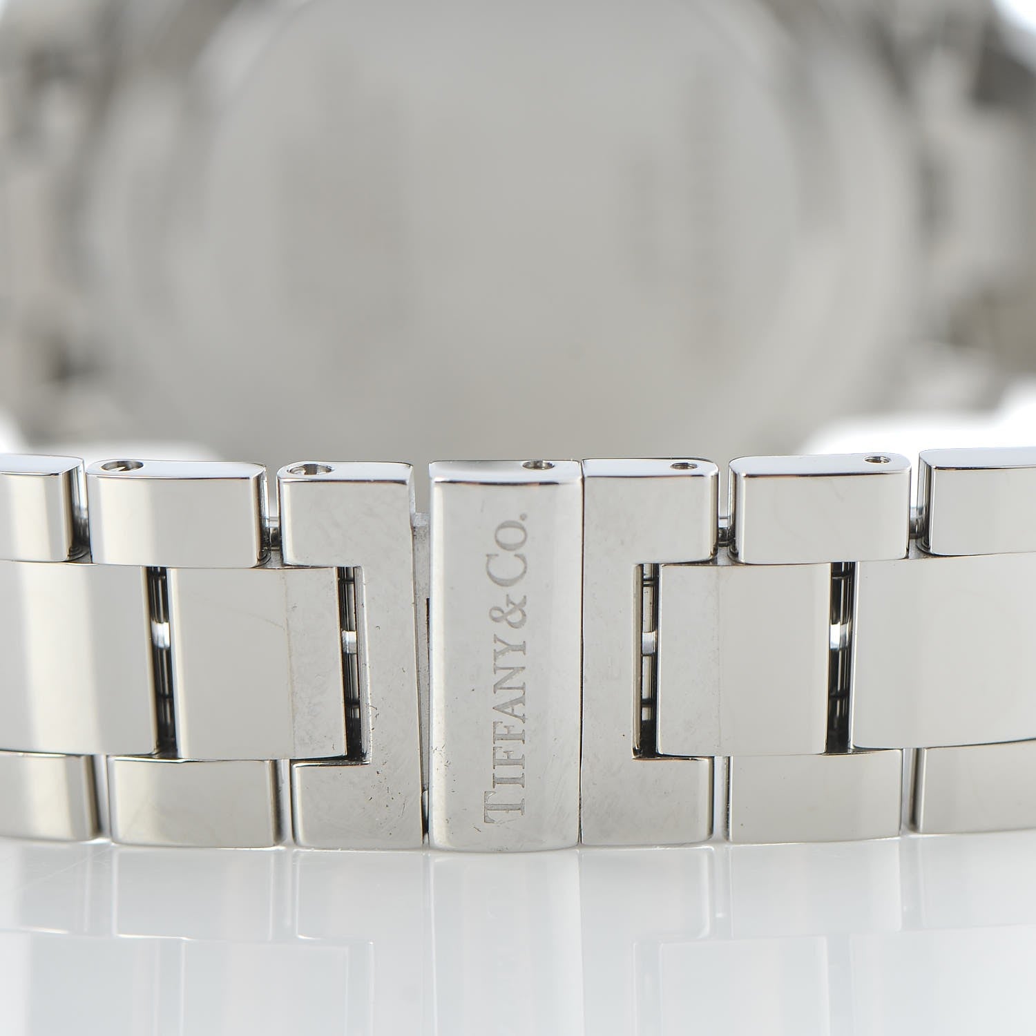 Tiffany Stainless Steel 36mm Atlas Dome Chronograph Quartz Watch 5 of 14