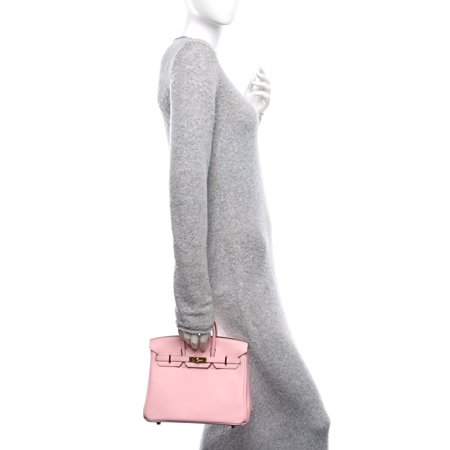 Hermes Swift Birkin 25 Rose Sakura 2 of 11