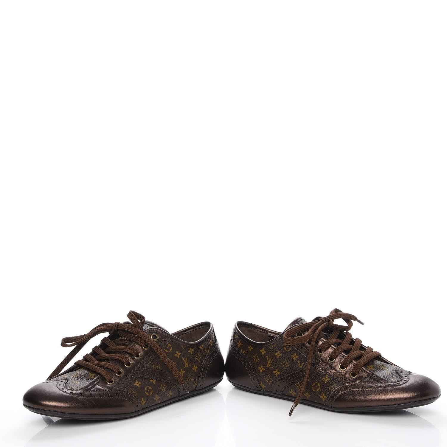 Louis Vuitton Calfskin Monogram Lyrics Sneakers 37.5 6 of 12