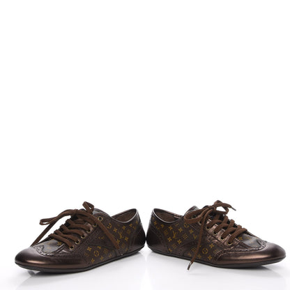 Louis Vuitton Calfskin Monogram Lyrics Sneakers 37.5 6 of 12