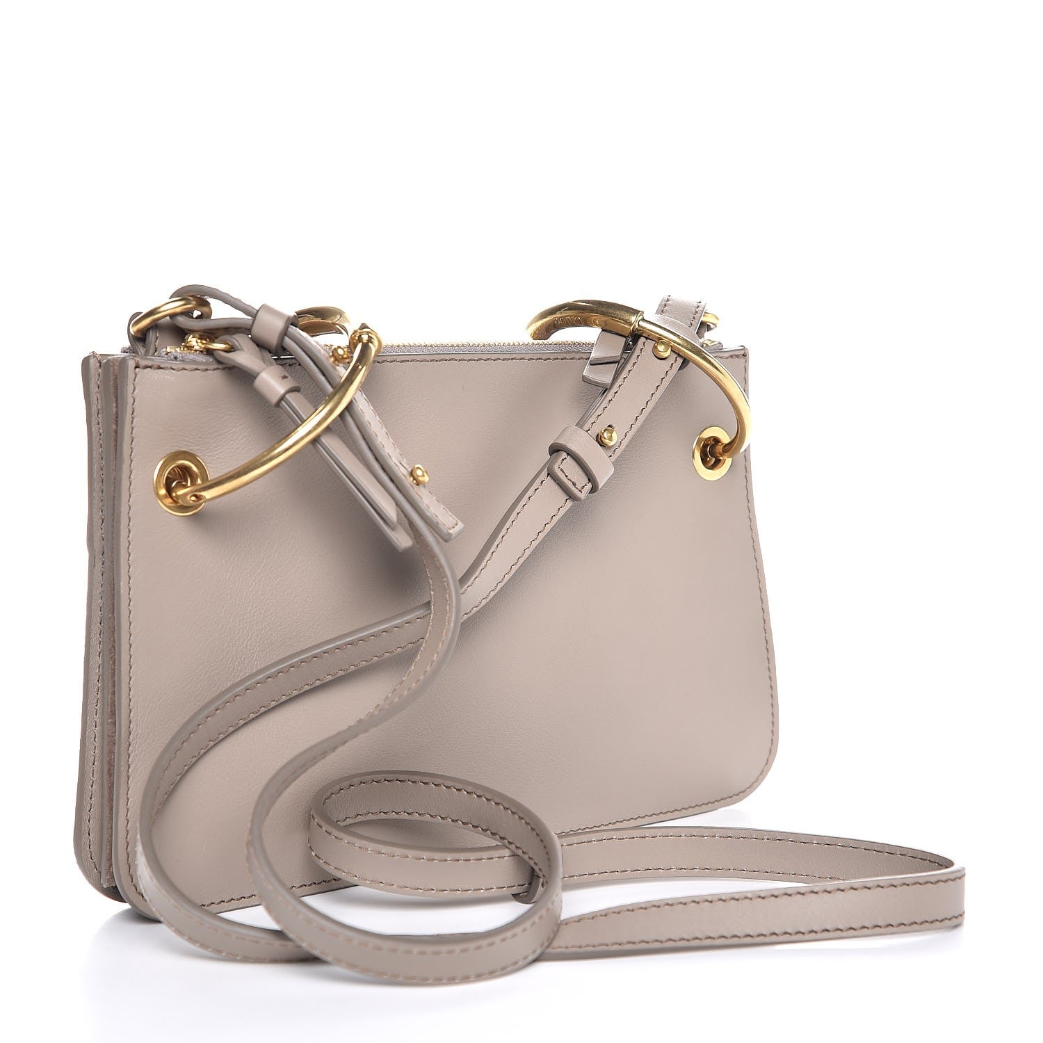 Chloe Calfskin Suede Mini Roy Bag Motty Grey 3 of 9