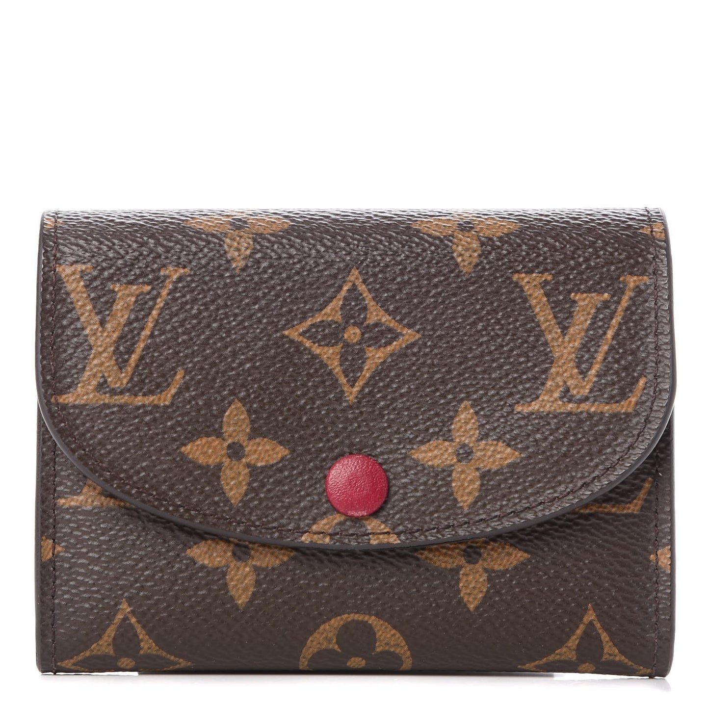 Monogram Rosalie Coin Purse Fuchsia