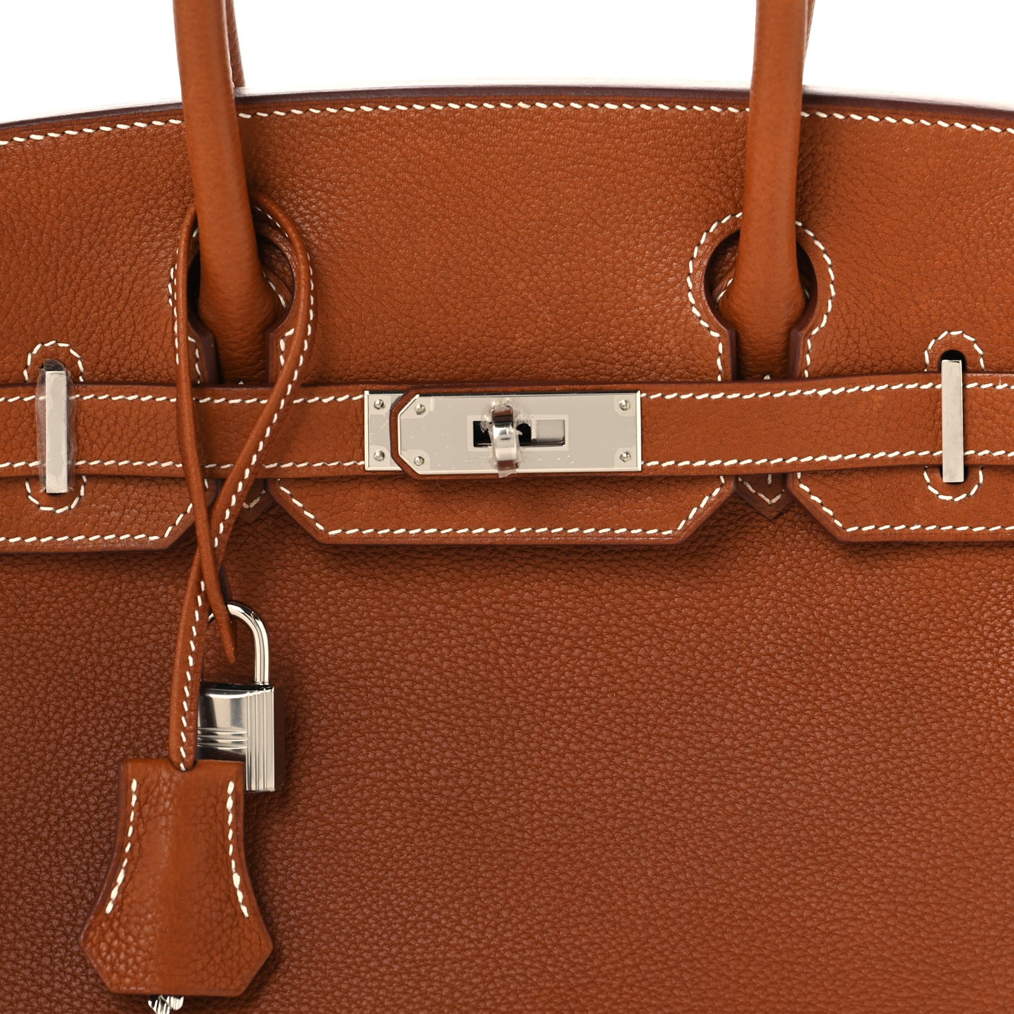 Natural Barenia Faubourg Birkin 30 Fauve