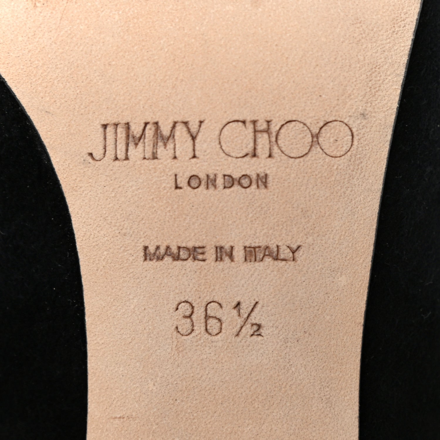 Jimmy Choo Suede Romy 85 Pumps 36.5 Black 6 of 8