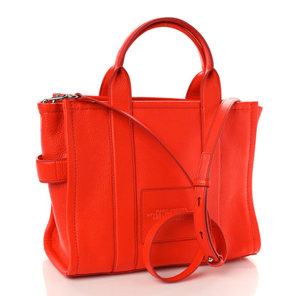 Marc Jacobs Grained Calfskin Medium The Tote Bag Red 3 of 8