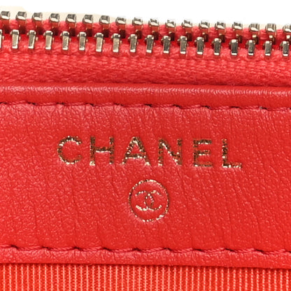 Chanel Caviar Quilted Small Clutch With Chain Red 6 of 11