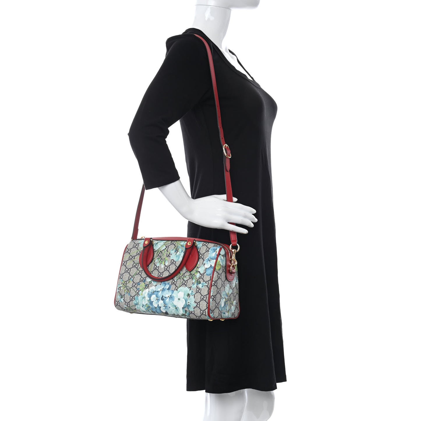 Sugar Goatskin Small Antigona Duffel Red