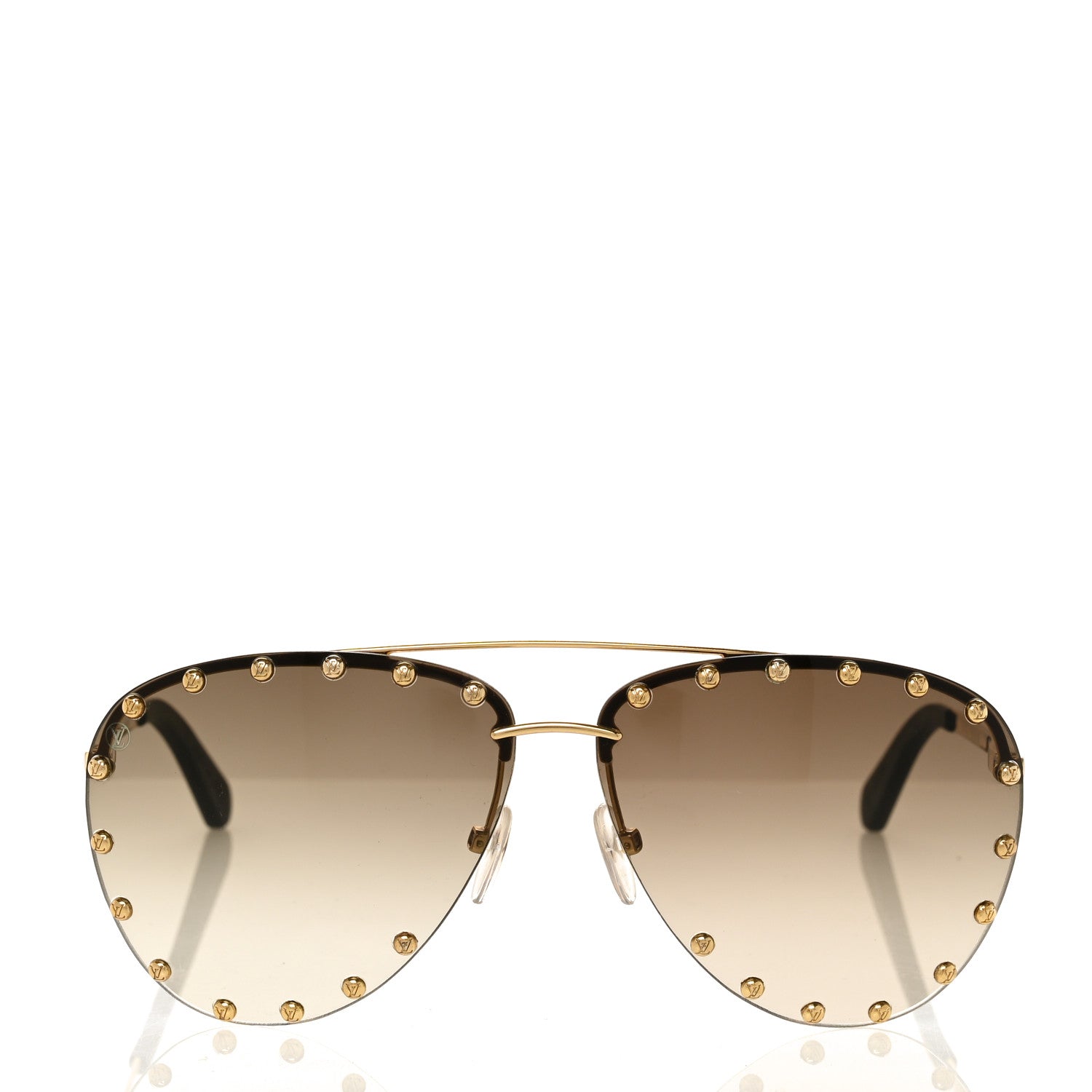 Louis Vuitton The Party Aviator Gradient Sunglasses Z0914U Brown 2 of 7