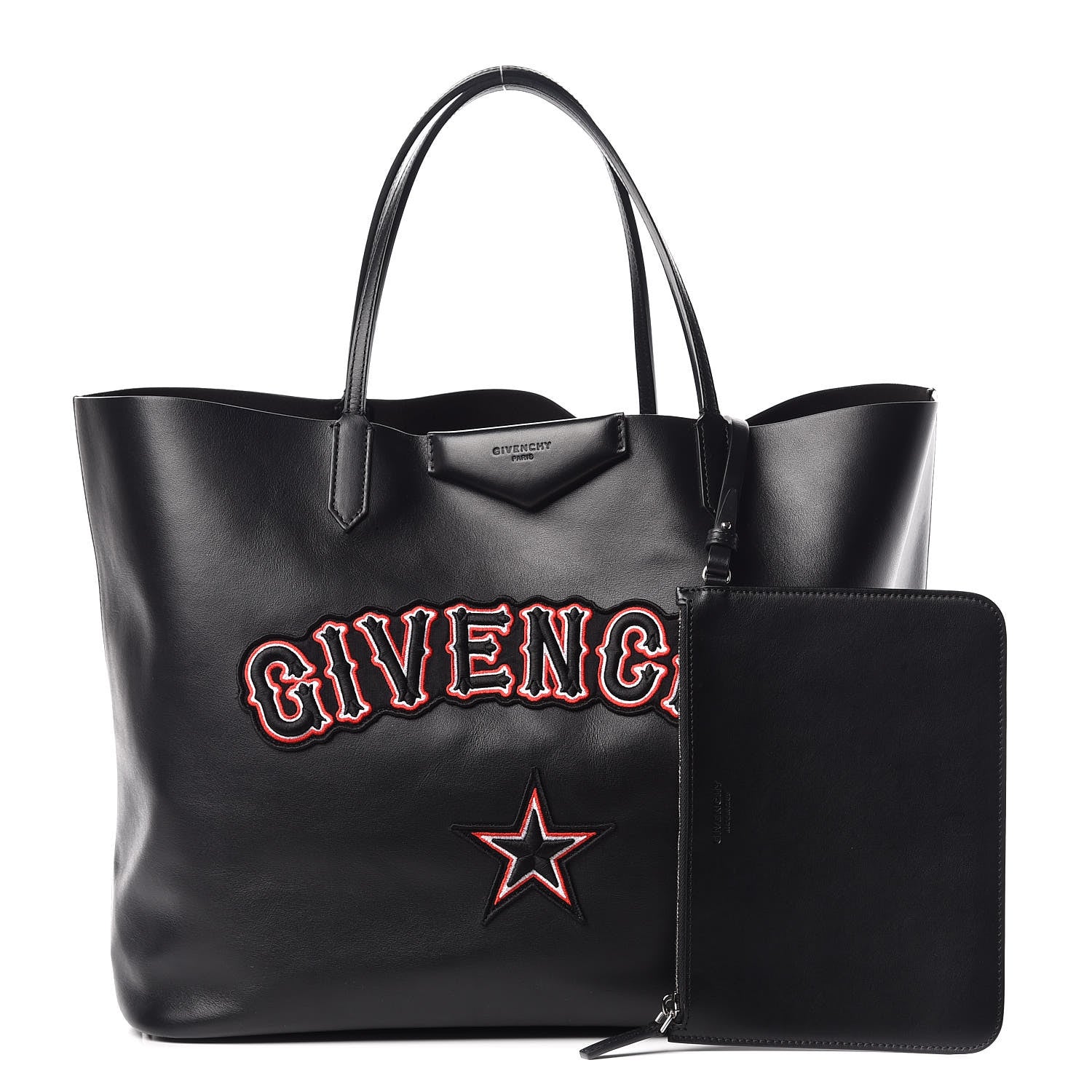 Givenchy Calfskin Gothic Large Antigona Tote Black 3 of 12