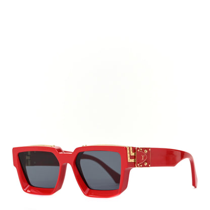 Louis Vuitton Acetate 1.1 Millionaires Z1169W Sunglasses Red 1 of 7