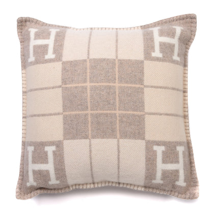 Hermes Wool Cashmere Avalon III Pillow PM Coco Camomille 1 of 6