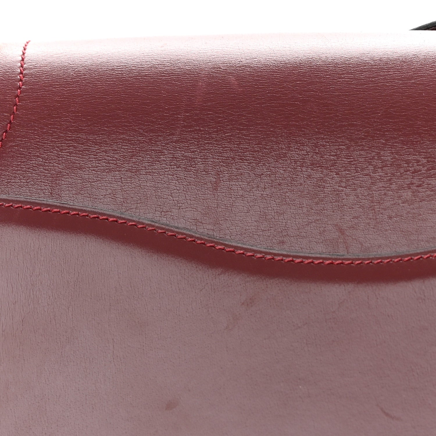 Hermes Box Passe-Guide Shoulder Bag Rouge H 13 of 15