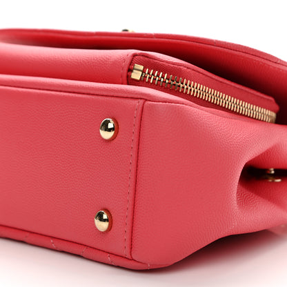 Chanel Caviar Quilted Small Business Affinity Flap Pink 10 of 11