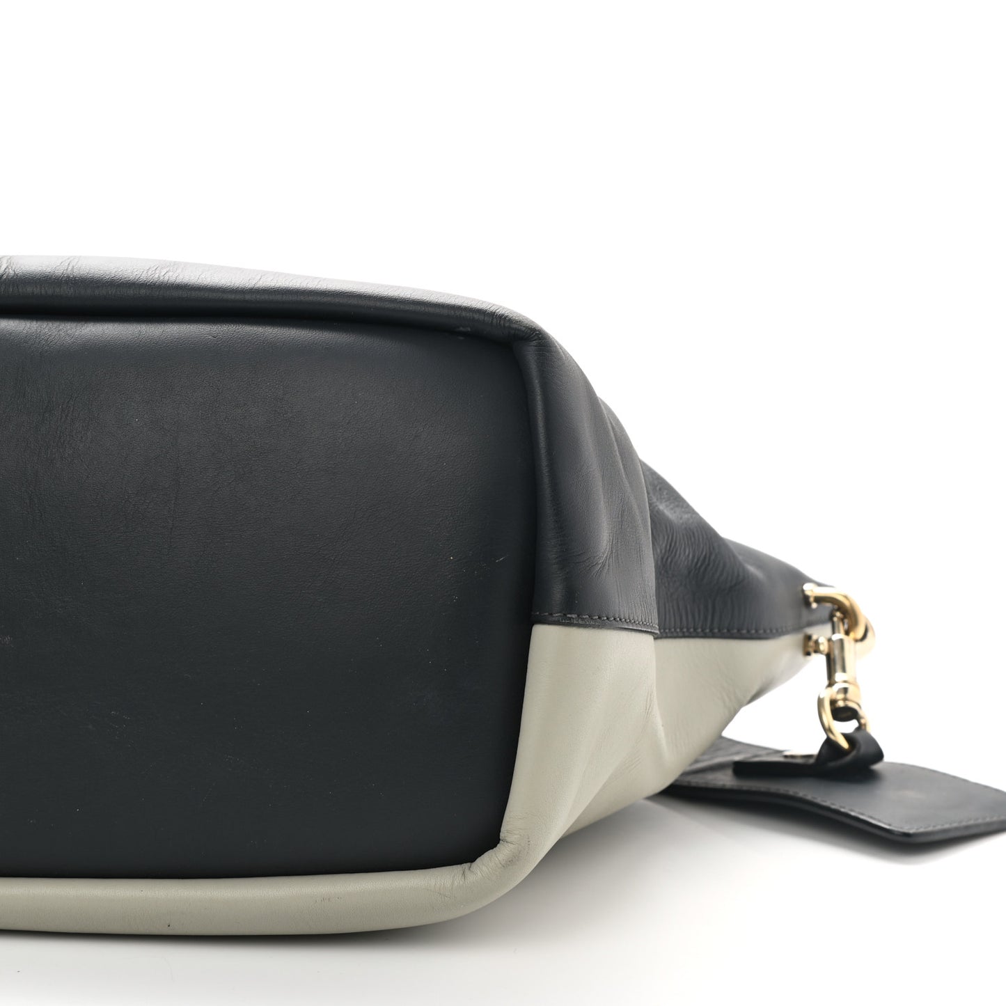 Smooth Calfskin Medium Baylee Tote Marshmallow