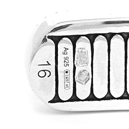 Gucci Sterling Silver Double G Marmont Cuff Bracelet 5 of 5