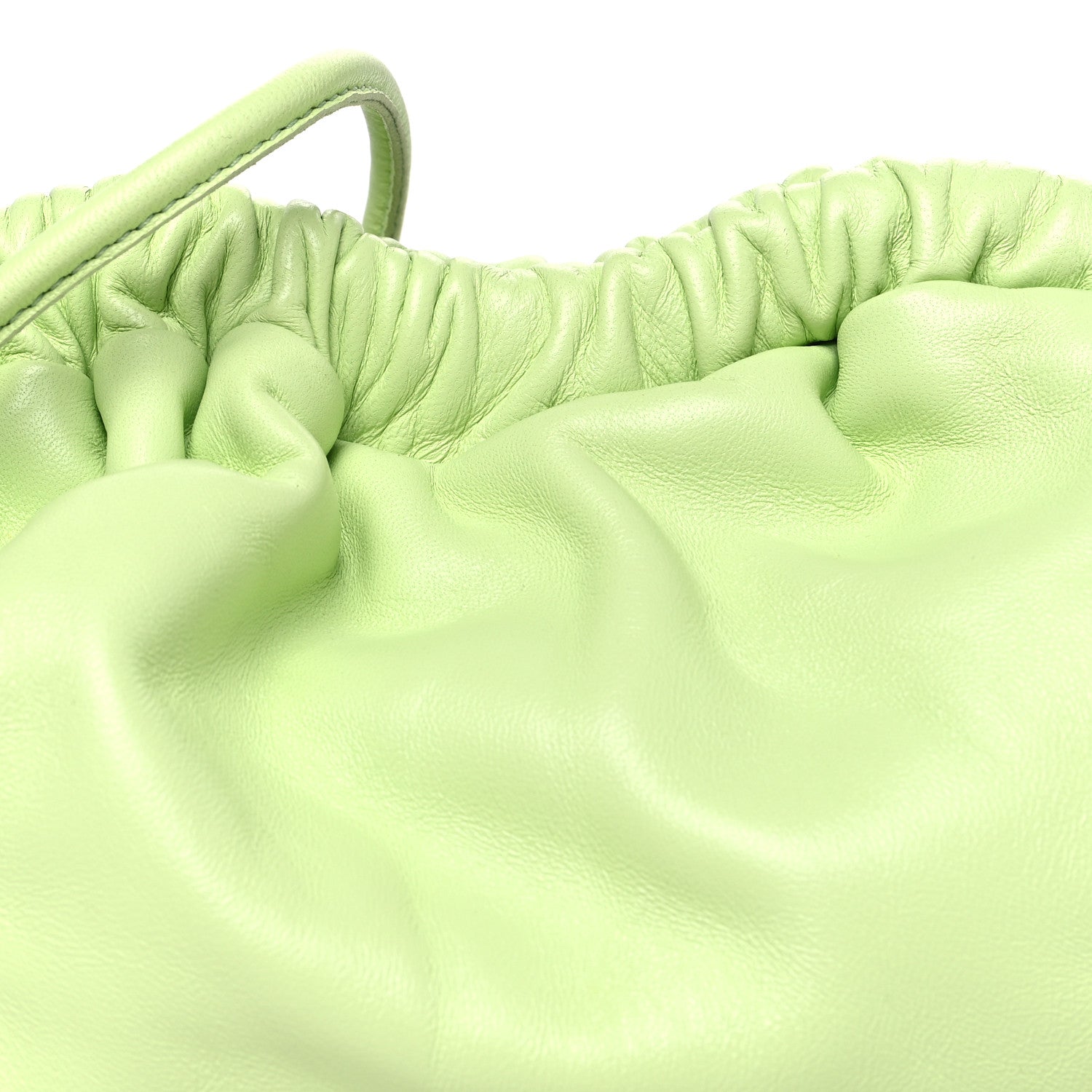 Mansur Gavriel Lambskin Mini Cloud Clutch Mint 7 of 9