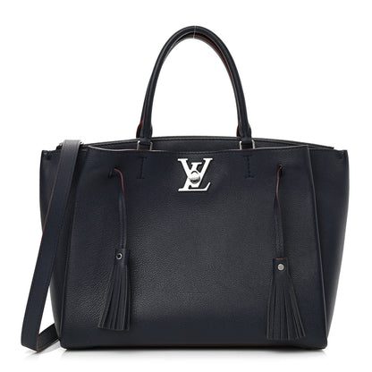 Louis Vuitton Calfskin Lockmeto Marine Rouge 1 of 11