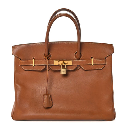 Hermes Courchevel Birkin 35 Gold 1 of 57