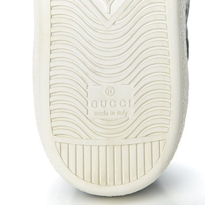 Gucci Guccissima Signature Web Mens Ace Sneakers 7 Melange Platinum 8 of 11