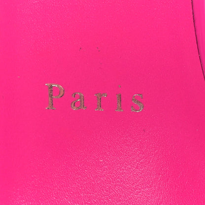 Christian Louboutin Patent Glossy Lipgloss Queen 100 Sandals 39.5 Fuchsia 9 of 11