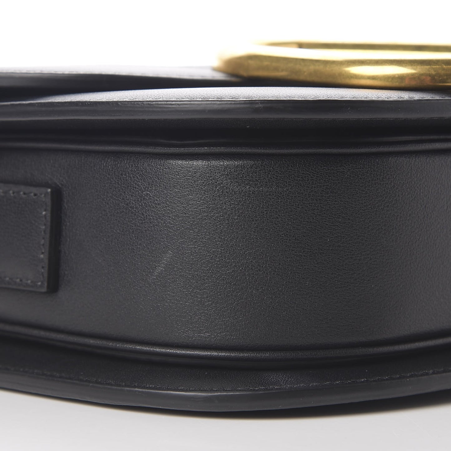 Smooth Calfskin Supervee Shoulder Bag Black