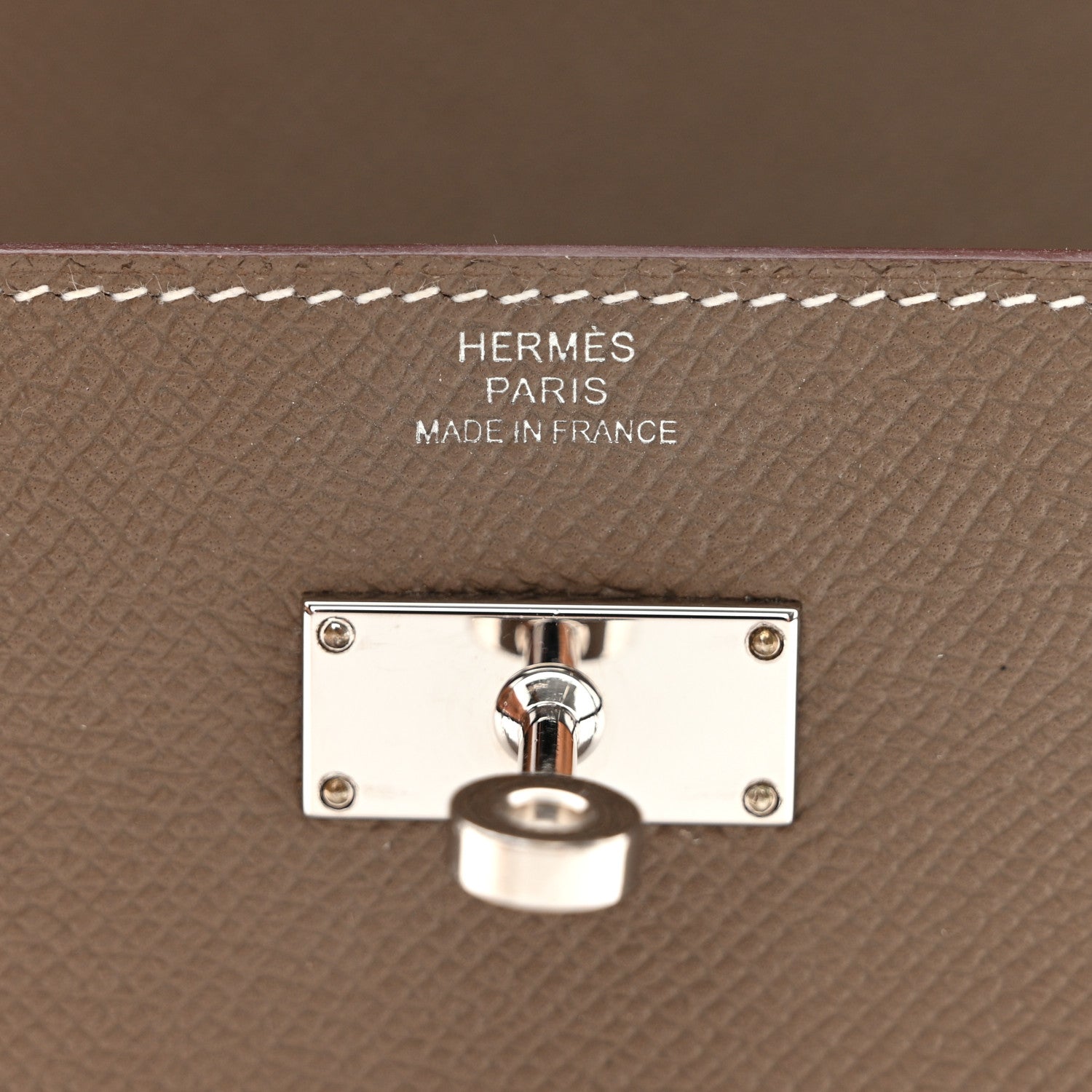 Hermes Epsom Kelly Longue Wallet Etoupe 6 of 9