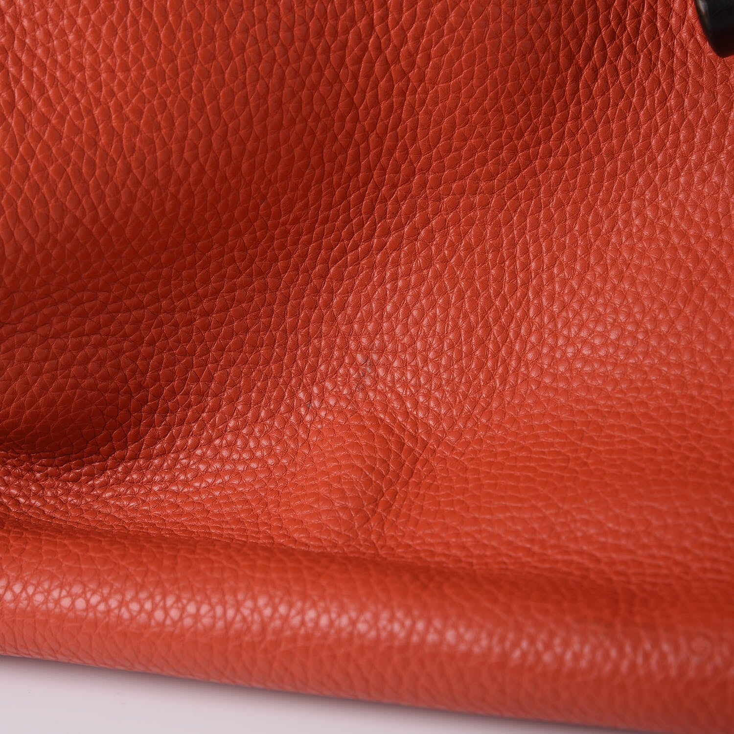 Gucci Cellarius Calfskin Large Bamboo Daily Top Handle Bag New Dark Orange 12 of 18