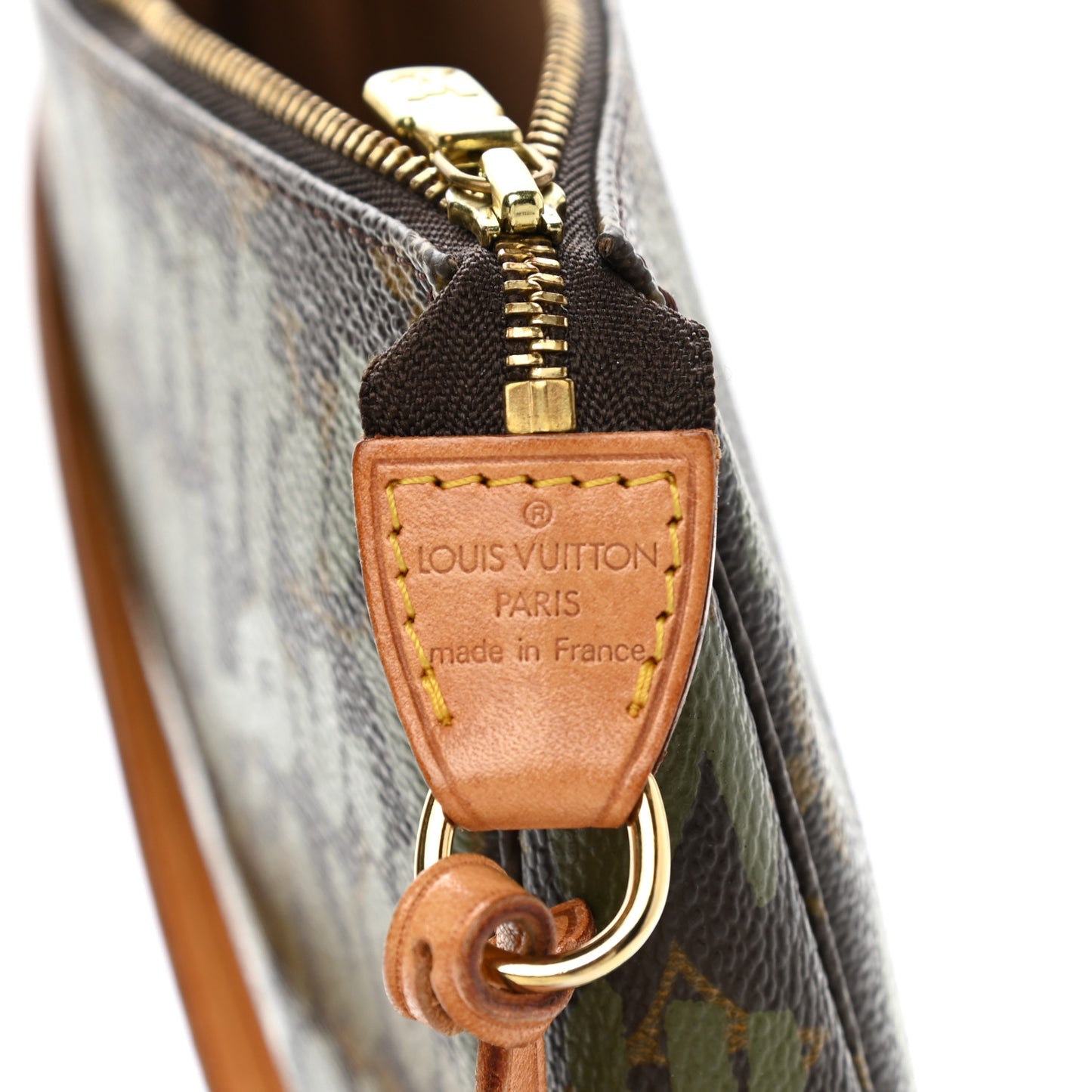 Monogram Graffiti Pochette Accessories Kaki