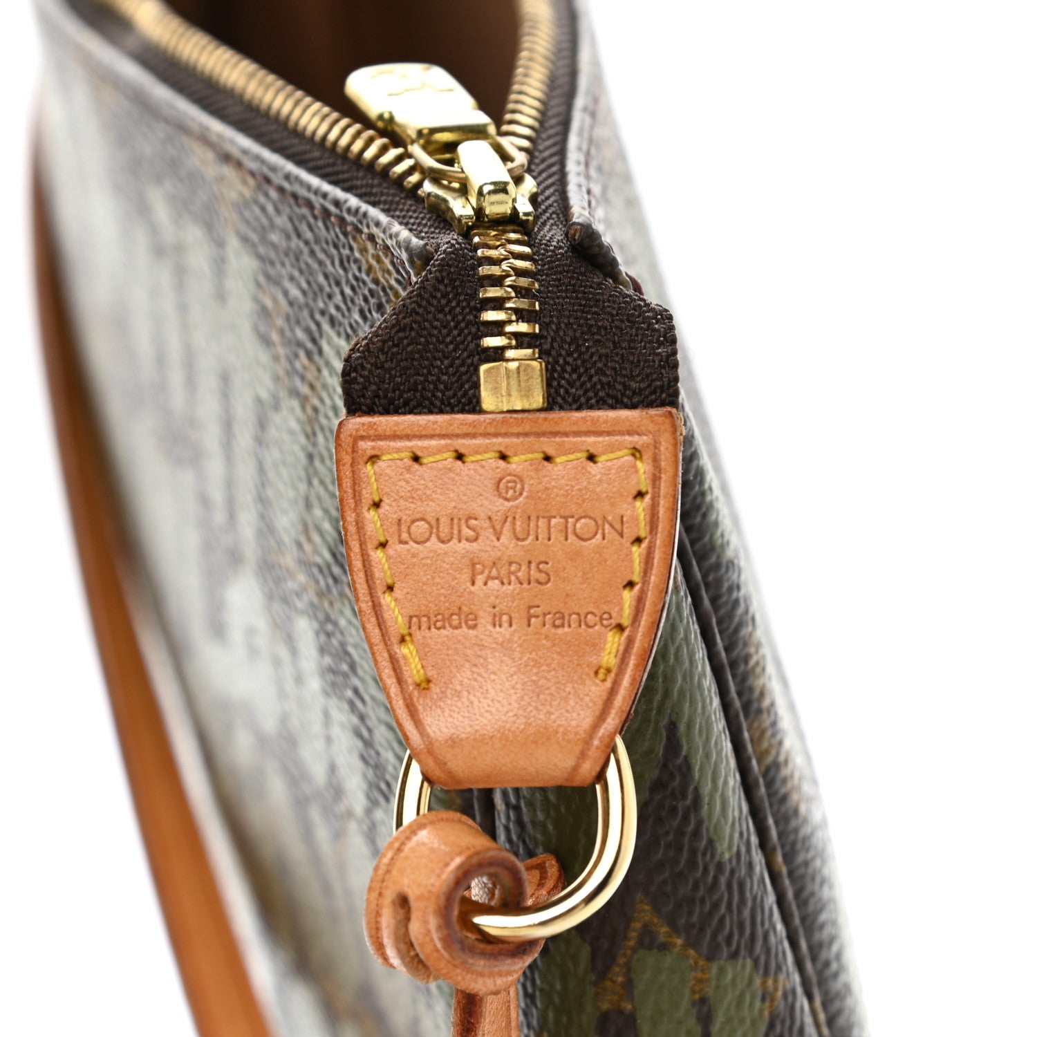 Louis Vuitton Monogram Graffiti Pochette Accessories Kaki 6 of 9