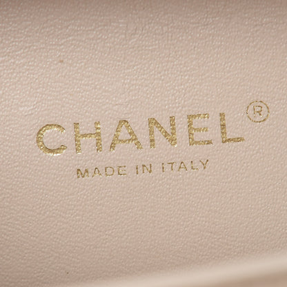 Chanel Caviar Quilted Small CC Filigree Vanity Case Beige 7 of 9