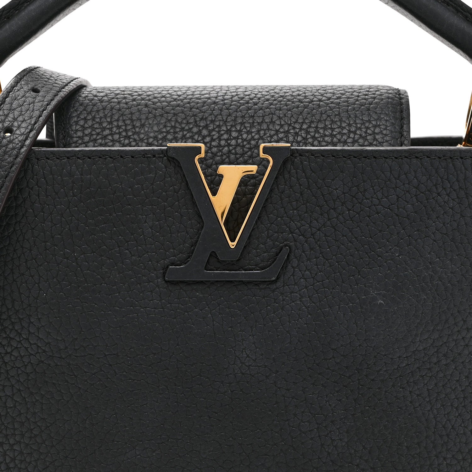Louis Vuitton Taurillon Capucines BB Black 7 of 9