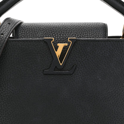 Louis Vuitton Taurillon Capucines BB Black 7 of 9