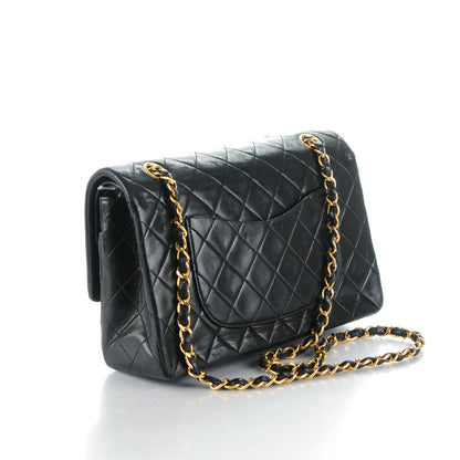 Chanel Lambskin Quilted Medium Double Flap Black 3 of 9