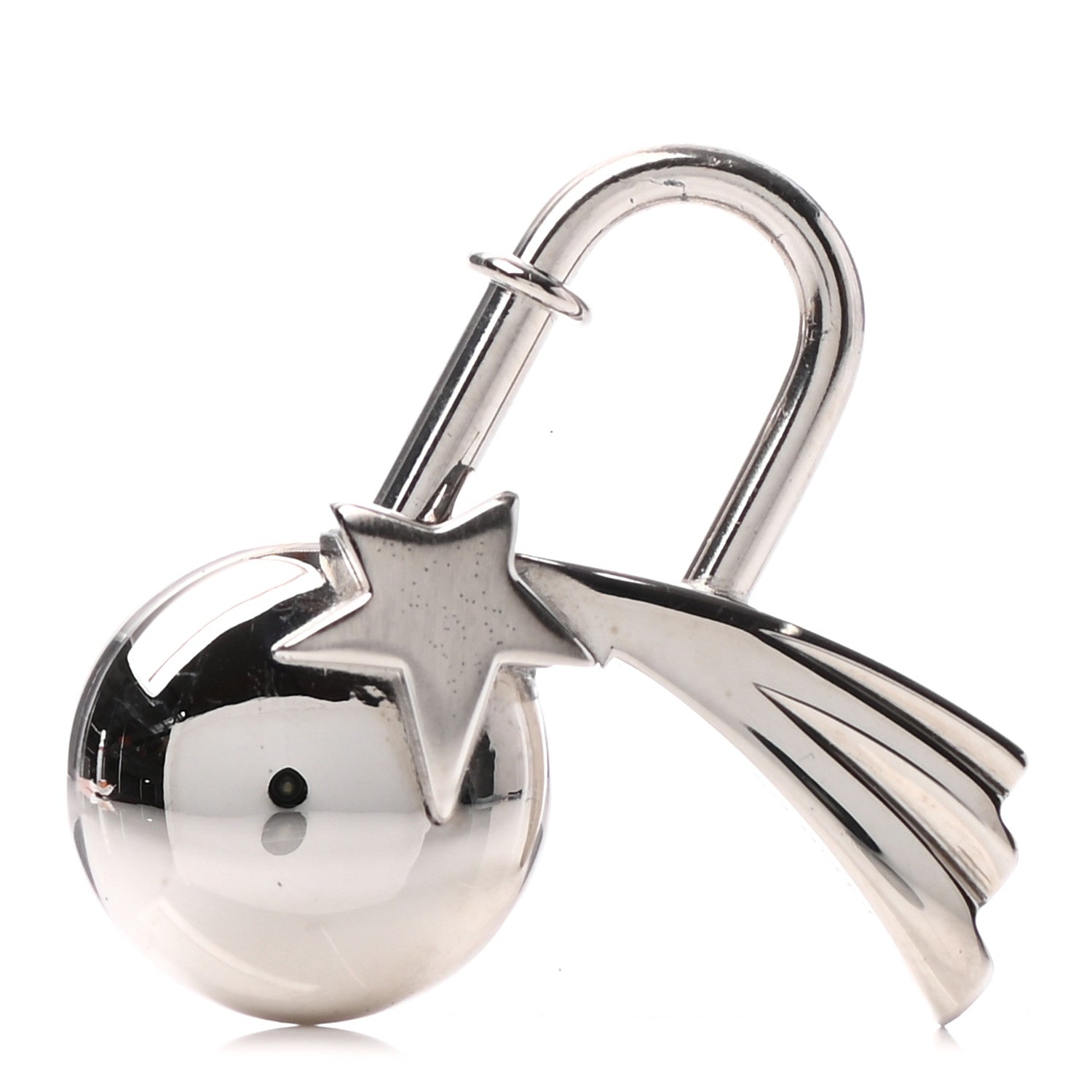 Hermes Palladium Shooting Star Cadena Lock 1 of 3